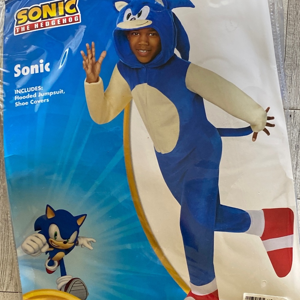 Sonic The Hedgehog Kids Costume